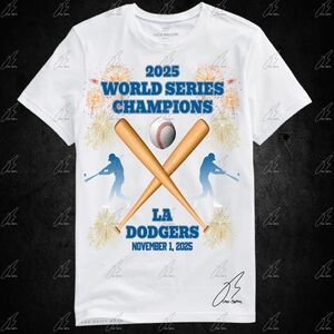 LA Dodgers World Series Championship Shirt 2025,T-Shirt,Graphic Tee,Baseball,